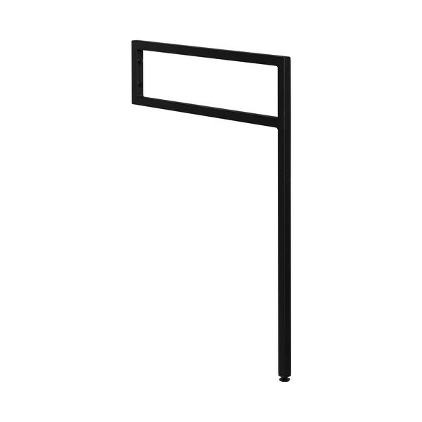 Suport pentru blat negru din oțel 49x2 cm – Sapho