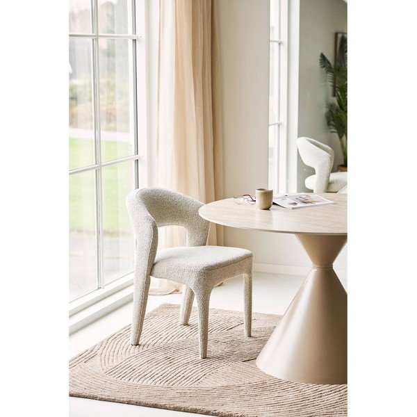 Masă de dining rotundă cu blat ceramic ø 120 cm Annecy – House Nordic-image-3