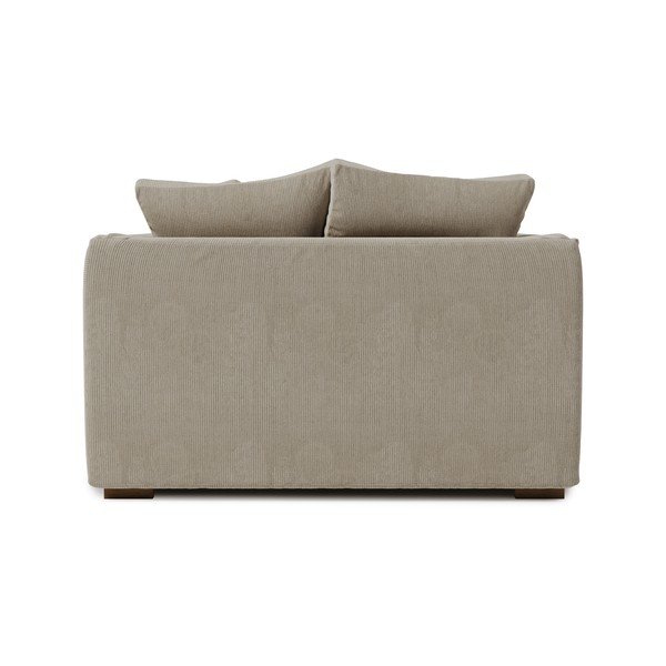Fotoliu din catifea reiată crem Comfy – Scandic-image-3