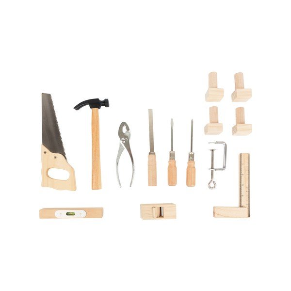 Set bancă de lucru și unelte din lemn pentru copii Legler Workbench-image-3