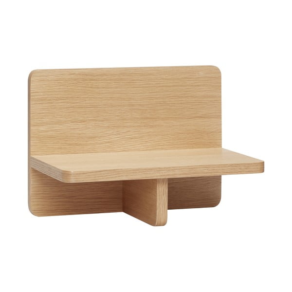 Raft în culoare naturală cu aspect de lemn de stejar 35 cm Less – Hübsch