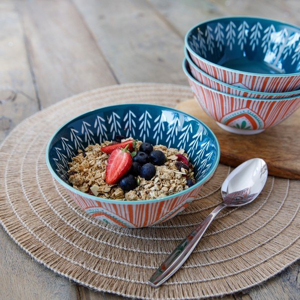 Bol din ceramică Kitchen Craft Folk, ø 16 cm-image-1