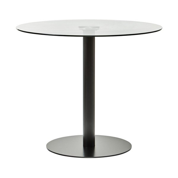 Masă de dining rotundă cu blat din sticlă ø 90 cm Metropolitan – Premier Housewares