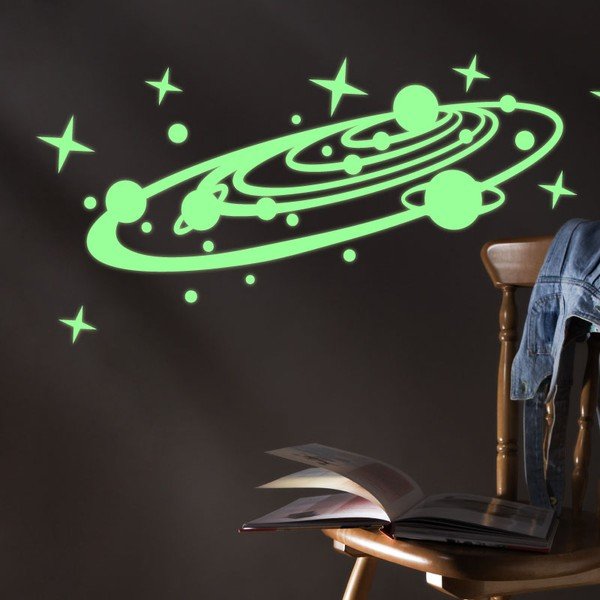 Autocolant fosforescent Fanastick The Galaxy-image-1