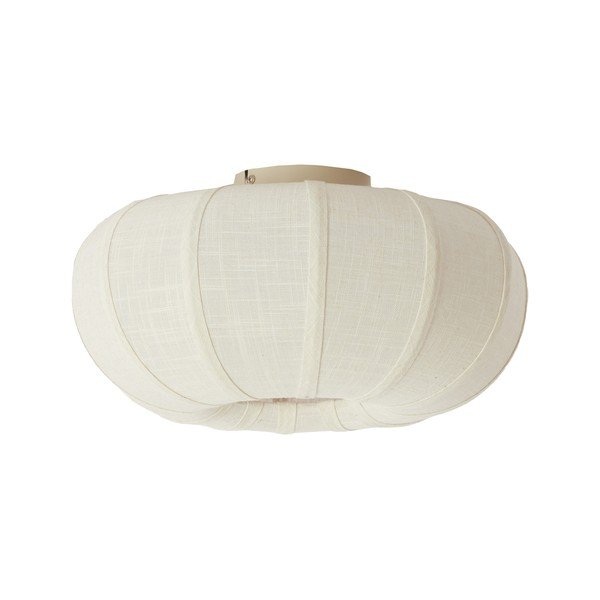 Plafonieră crem cu abajur textil ø 40 cm Zosia – Light & Living