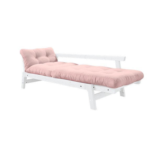 Canapea extensibilă Karup Step White/Pink Peonie-image-2