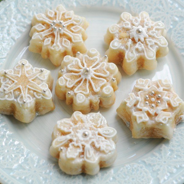 Formă pentru 6 mini prăjituri Nordic Ware Snowflakes, 700 ml-image-1