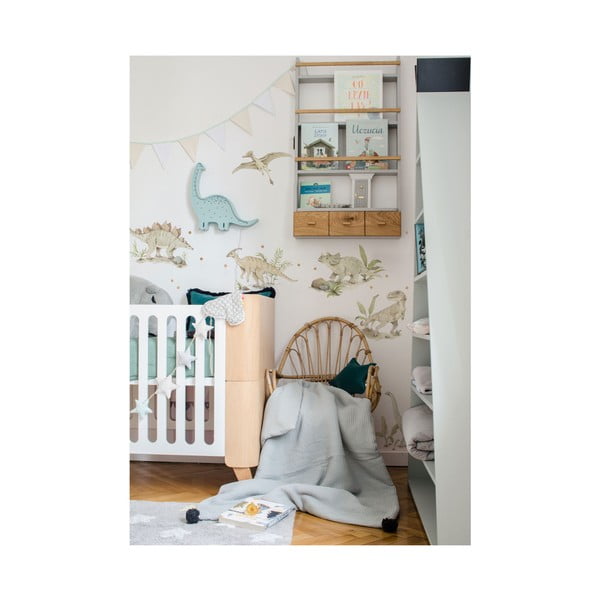 Autocolant de perete pentru copii 70x70 cm Happy Dino - Dekornik-image-2