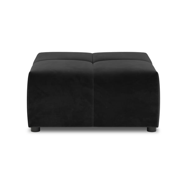Modul pentru canapea negru cu tapițerie din catifea Rome Velvet - Cosmopolitan Design-image-2
