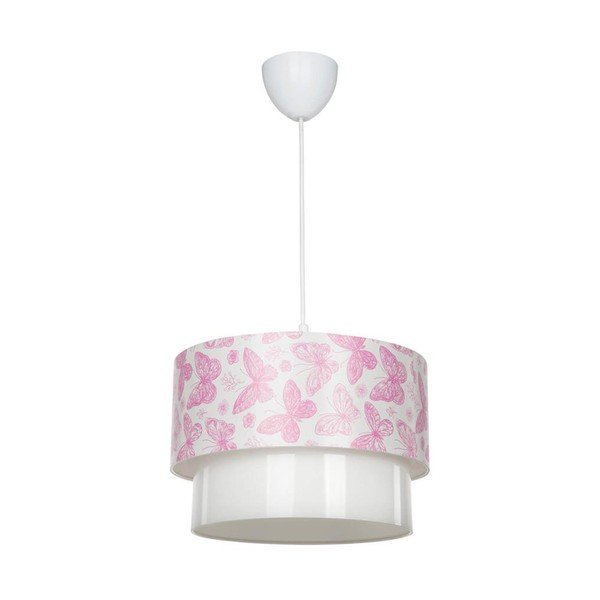 Lustră pentru copii albă/roz ø 30 cm – Squid Lighting-image-2