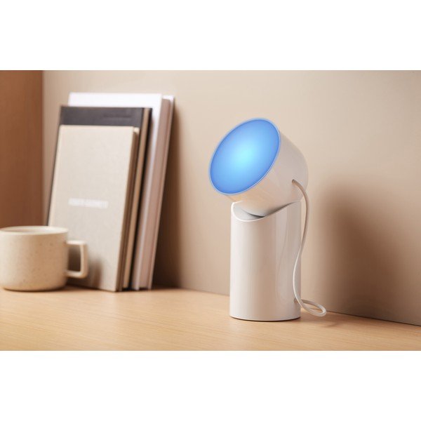 Veioză albă LED (înălțime 14 cm) Orbe – Lexon-image-1