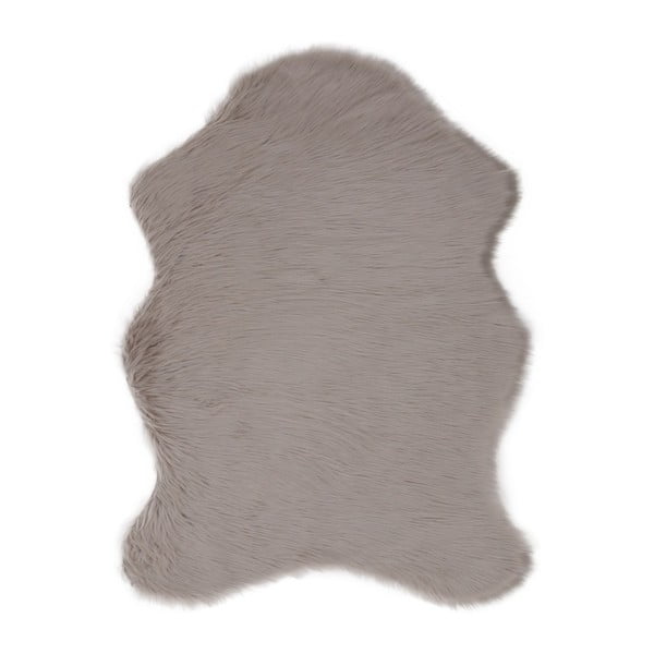 Covor din blană artificială Pelus Grey, 75 x 100 cm, gri