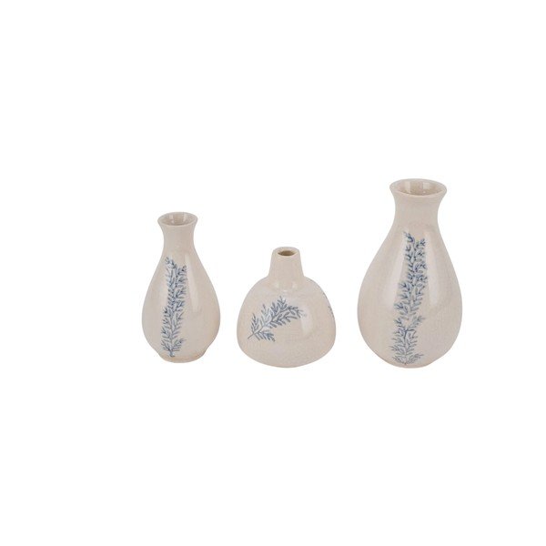 Vaze crem 3 buc. din ceramică (înălțime 16,5 cm) – Ego Dekor