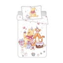 Lenjerie de pat pentru copii albă din bumbac pentru pătuț 100x135 cm WTP "Birthday party" – Jerry Fabrics