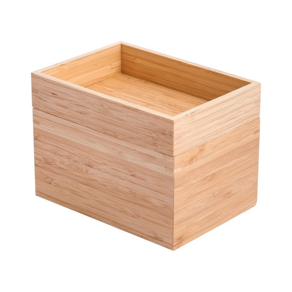 Organizator de baie în culoare naturală pentru cosmetice, din bambus Isalys – MSV-image-2