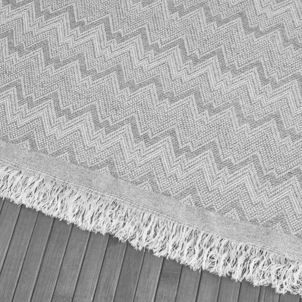 Cuvertură gri pentru pat dublu 180x290 cm Up & Down – Casa Selección-image-1