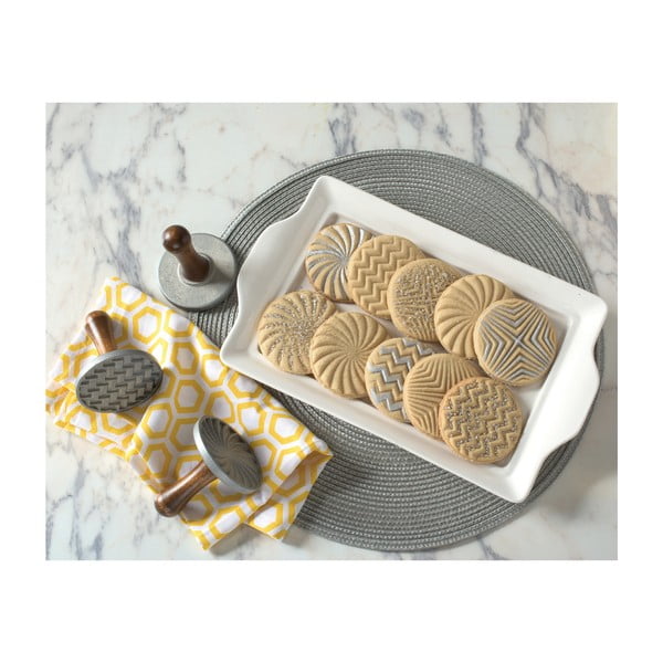 Set 3 ștampile pentru biscuiți Nordic Ware Geo-image-2