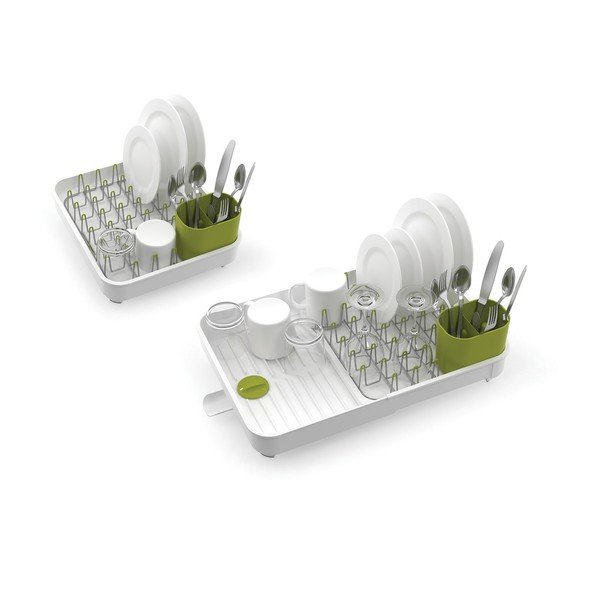 Suport extensibil pentru scurs vase Joseph Joseph Extend, verde - alb-image-4