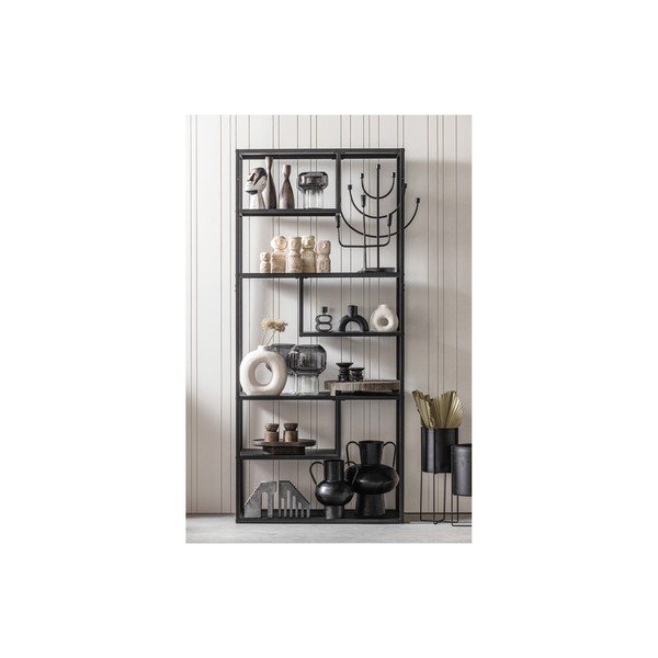 Suport din ceramică pentru lumânare WOOOD Jake, negru-image-3