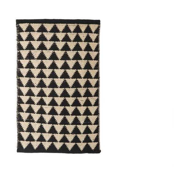 Covor, negru-alb, TJ Serra Triangle, 60 x 90 cm