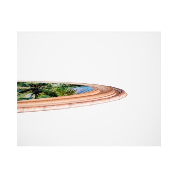 Tablou oval Velvet Atelier Palm Tree-image-3