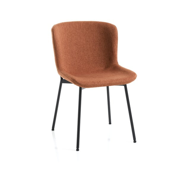 Scaune de dining portocalii 2 buc. Snug – Tomasucci