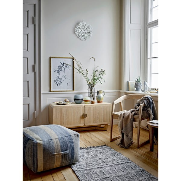 Comodă în culoare naturală din lemn de arbore de cauciuc 120x55x45 cm Serrone – Bloomingville-image-1