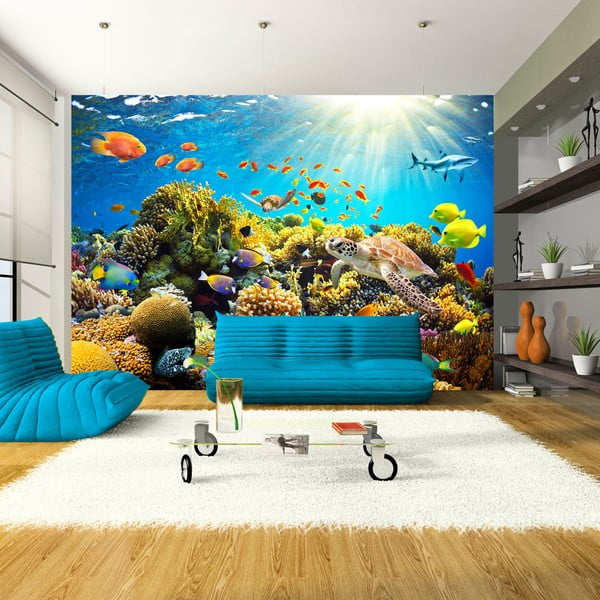 Fototapet format mare Artgeist Underwater Land, 350 x 245 cm
