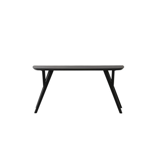 Masă consolă negru-mat din lemn de acacia 44x160 cm Quenza – Light & Living-image-2