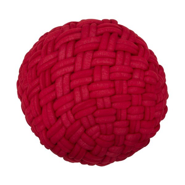 Puf Mauro Ferretti Rope, ø 50 cm, roșu vișiniu-image-4
