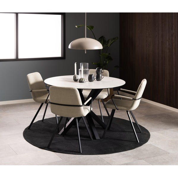 Scaune de dining crem 2 buc. Selina – Actona-image-2