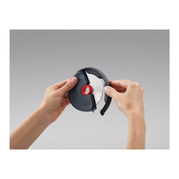 Feliator pentru pizza din silicon și inox Disc – Joseph Joseph-image-2