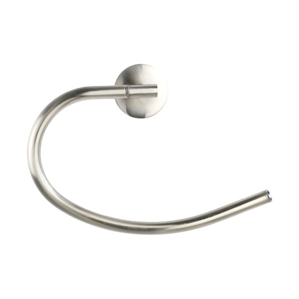 Suport de perete pentru prosoape din metal inoxidabil mat Wenko Cuba-image-2