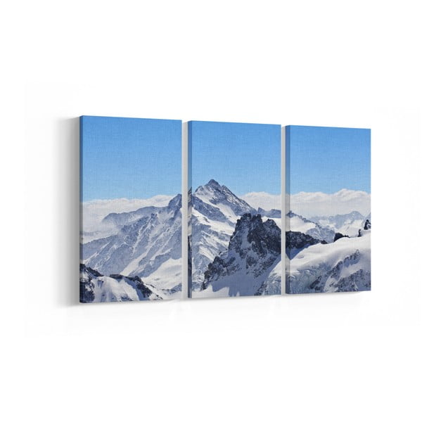 Set 3 tablouri Mountains , 30 x 60 cm