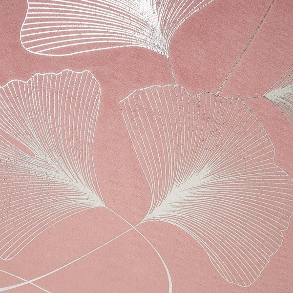 Pernă decorativă din catifea 45x45 cm Ginkgo Mauve – Casa Selección-image-1