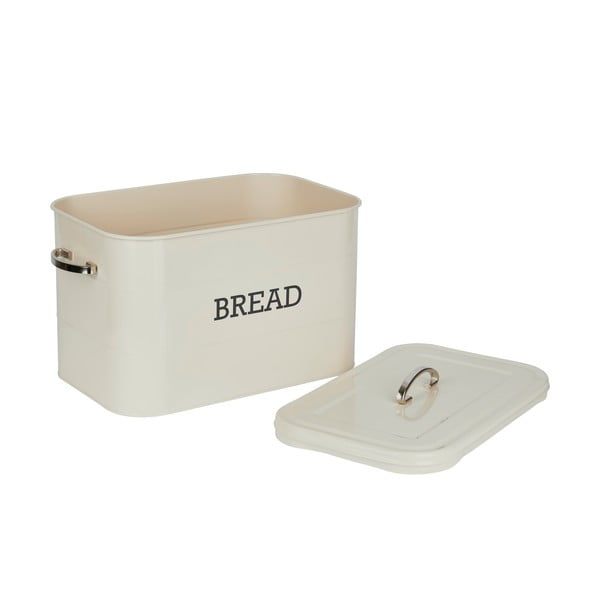 Cutie metalică pentru pâine Kitchen Craft Nostalgia, crem-image-3
