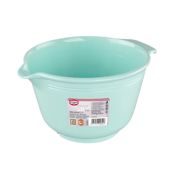 Bol cu gură de scurgere Dr. Oetker, ø 21 cm, verde mentol-image-1