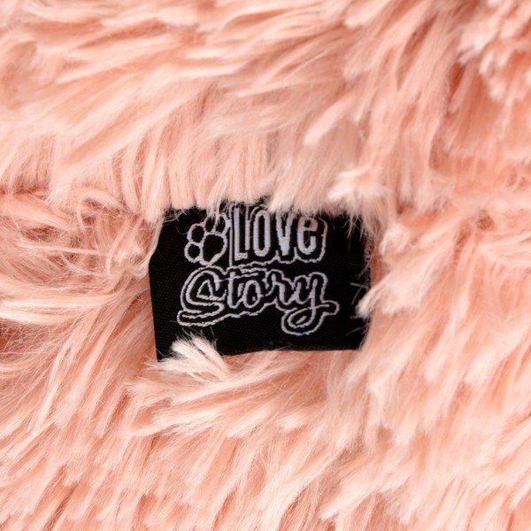 Pat pentru animale de companie roz deschis pentru câini ø 55 cm – Love Story-image-3