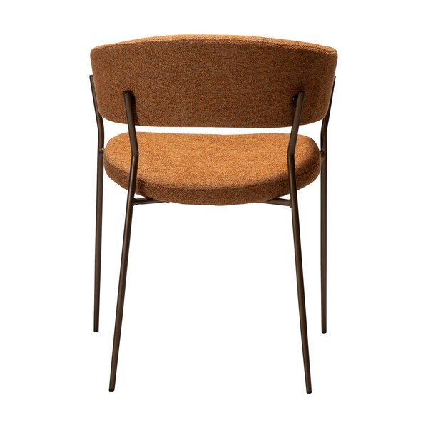 Scaun de dining portocaliu cu cotiere Reboot – DAN-FORM Denmark-image-4