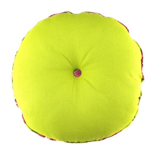 Pouf Ragged Rose Rolly, verde neon 