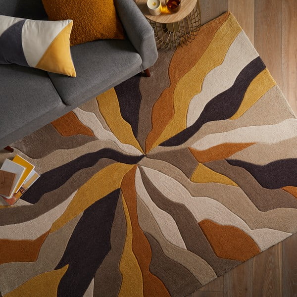 Covor galben 150x80 cm Zest Infinite - Flair Rugs-image-1