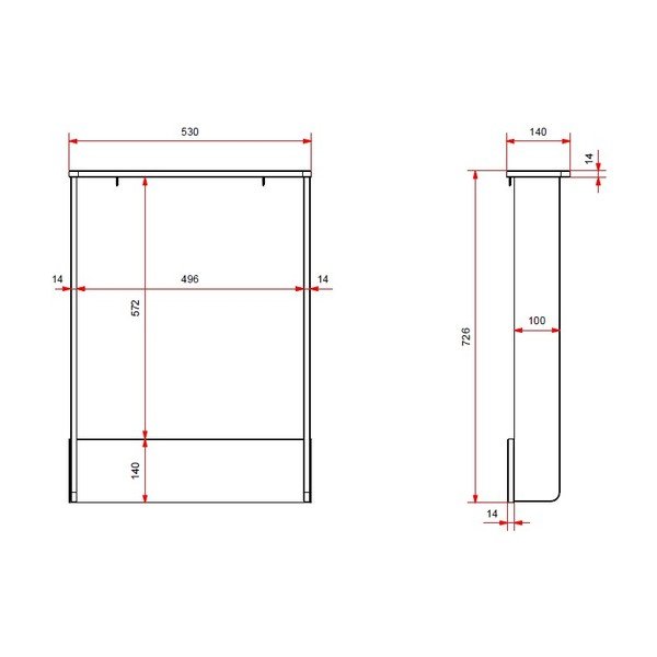 Masă de înfășat albă Eva – Vipack-image-2