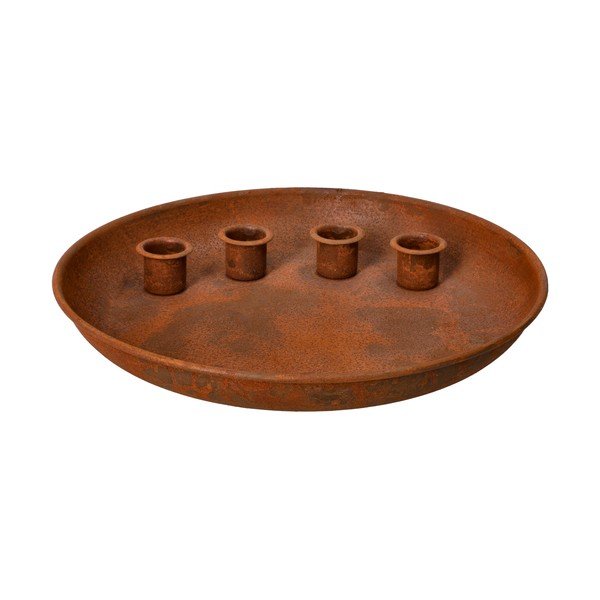 Sfeșnic pentru advent din metal  cu model de Crăciun – Dakls
