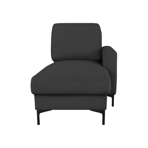 Șezlong Cosmopolitan design Atlanta, pe partea dreaptă, gri închis-image-1