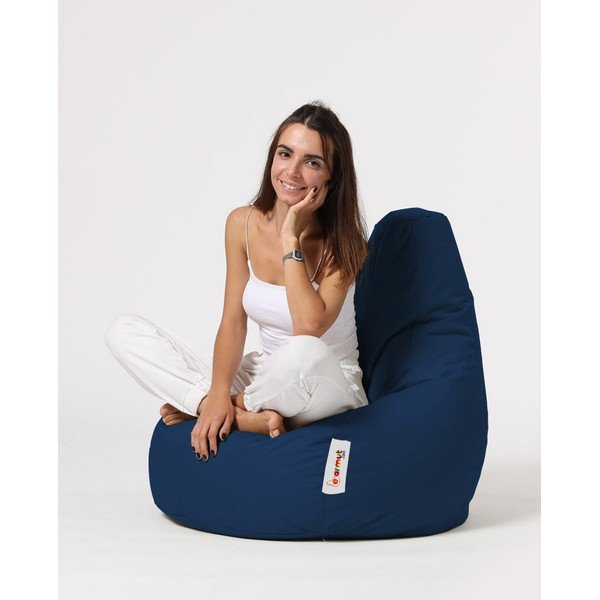 Beanbag pentru grădină albastru închis Drop – Floriane Garden-image-1