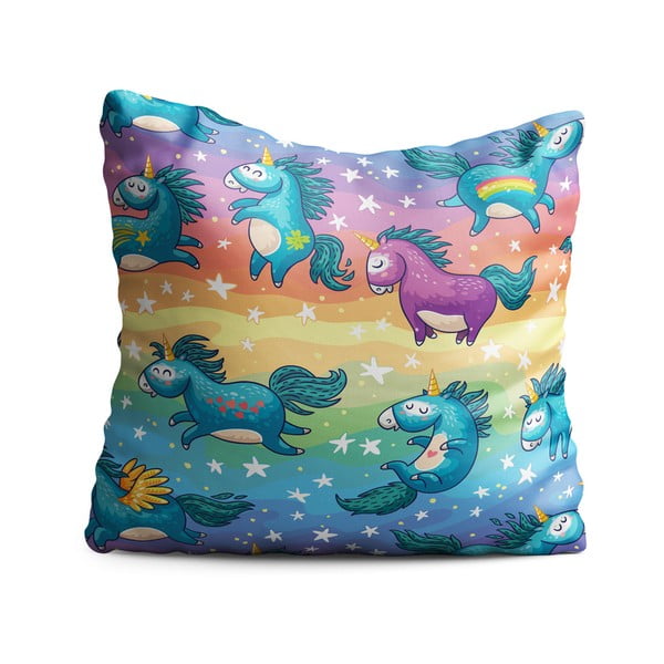 Pernă pentru copii OYO Kids Unicorn Pattern, 40 x 40 cm