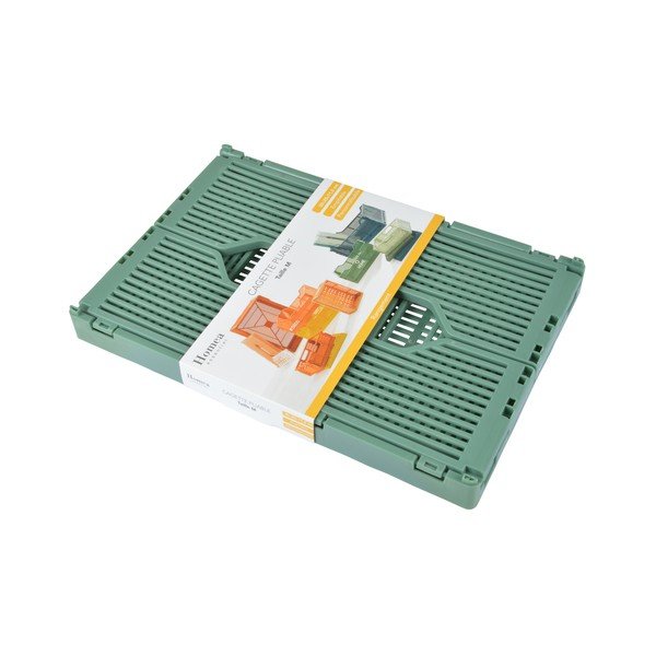 Cutie de depozitare verde-deschis din plastic 30x20x11.5 cm – Homéa-image-2