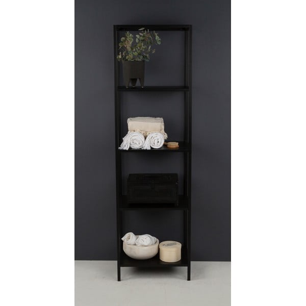 Raft metalic Canett Lite, înălțime 175 cm, negru-image-1