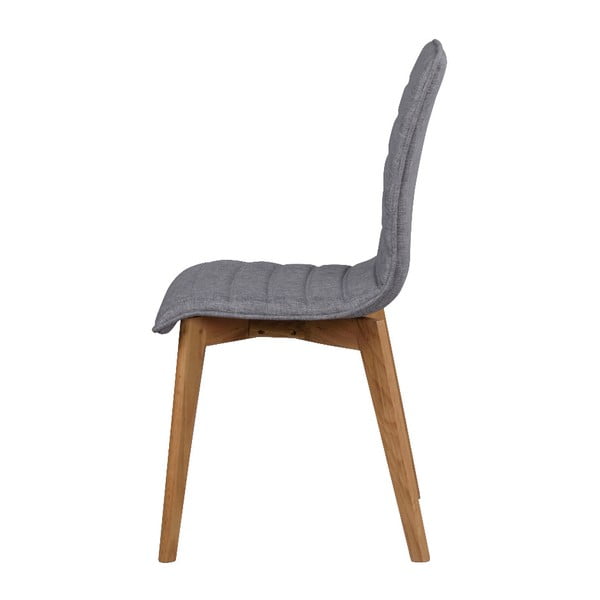 Scaun de dining cu picioare maro Rowico Grace, gri-image-2