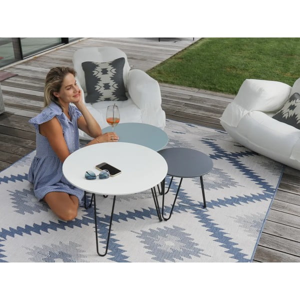 Covor adecvat pentru exterior NORTHRUGS Twin, 170 x 120 cm, albastru-crem-image-3
